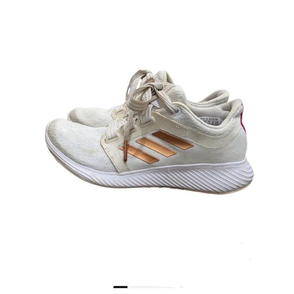 Adidas Women’s Running Sneakers  White & Rose Gold  Size 5.5